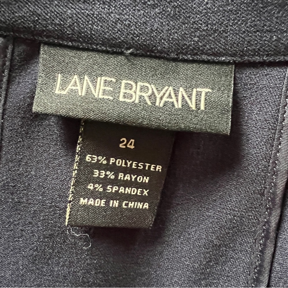 Lane Bryant 24 Navy Blazer Plus Curvy - Picture 5 of 6